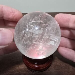 Clear Quartz Crystal Sphere #C 63 mm
